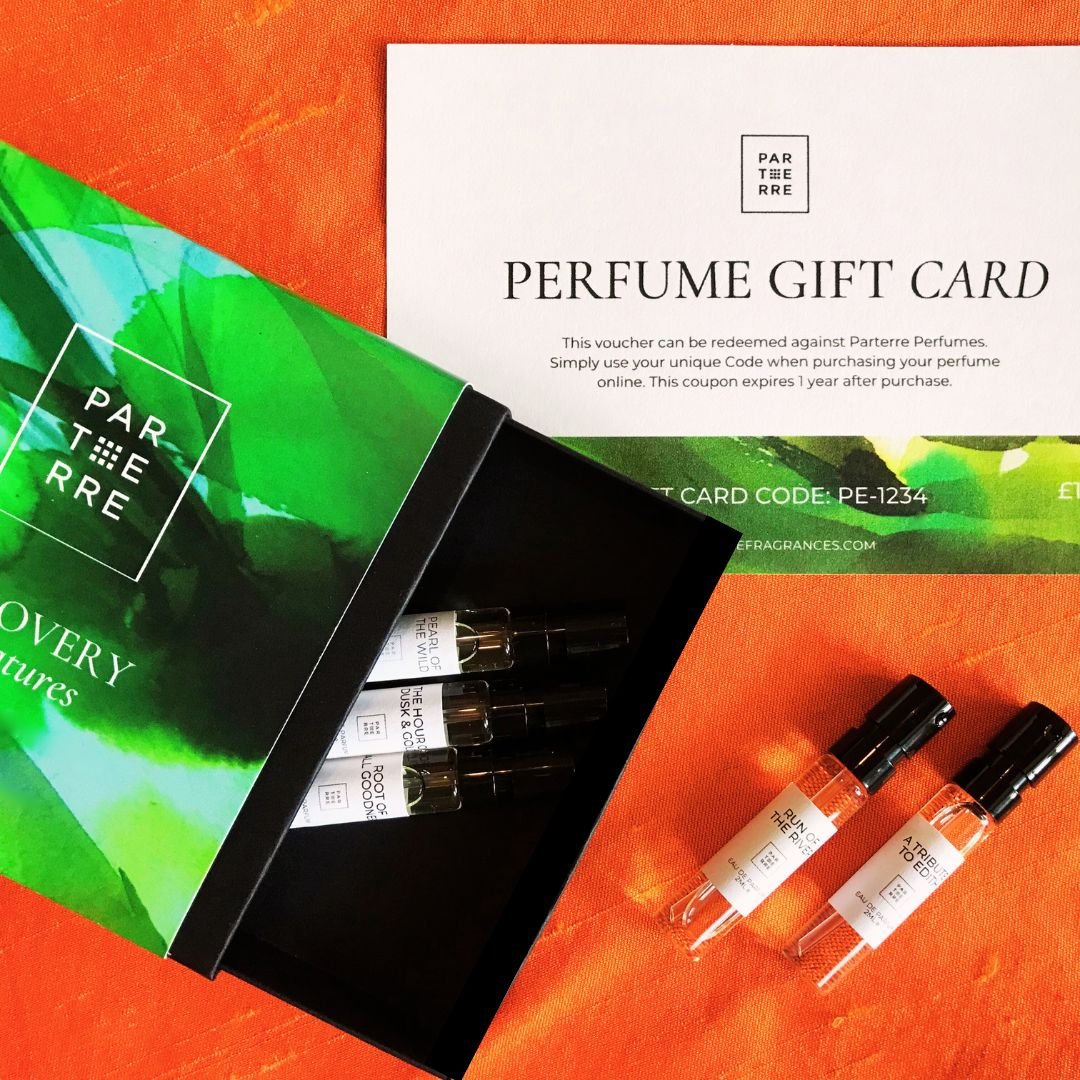 100ml Perfume Gift Card & Discovery Set